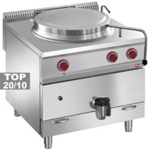 Diamond Gas Boiling Kettle 150 L with Direct Heating, 18060 Kcal/h