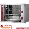 Diamond Electric Rotisserie Grill Vitroceramic 2 Splits, 6 Chickens, 4,4 kW, 400-230V