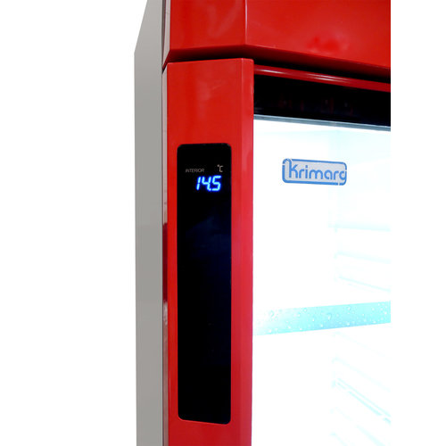 XXLselect Szafa chłodnicza przeszklona 210 L, 0 °C do +10 °C