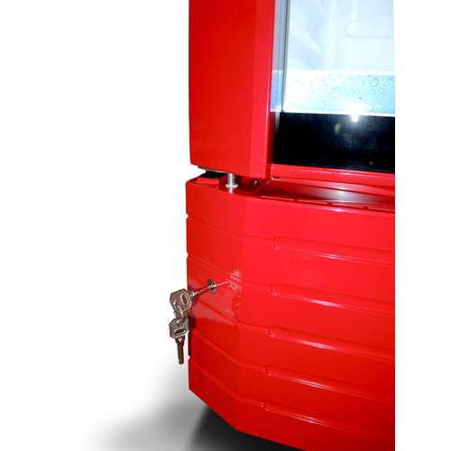 XXLselect Szafa chłodnicza przeszklona 210 L, 0 °C do +10 °C