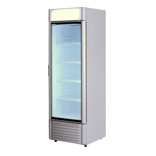 XXLselect Szafa chłodnicza przeszklona 380 L, 0 °C do +10 °C