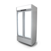 XXLselect Double Glass Door Refrigerator 597 L, 0 °C to +10 °C