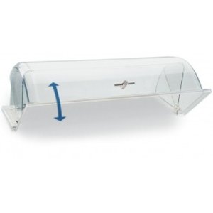 APS Pokrywa uniwersalna roll-top GN 1/1 | uchwyt chromowany | 530x325x(H)190mm APS Pokrywa uniwersalna roll-top GN 1/1 | uchwyt chromowany | 530x325x(H)190mm