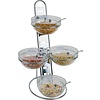 APS Etażera bufetowa | 4 salaterki x 2,5 l | 390x310x660mm