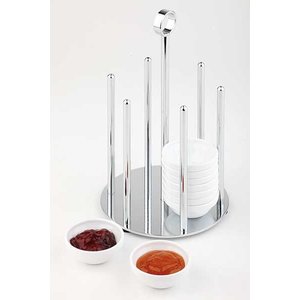 APS Dyspenser do 36 miseczek o średnicy 60mm | z pojemnikami z melaminy | śr. 140x(H)255mm APS Dyspenser do 36 miseczek o średnicy 60mm | z pojemnikami z melaminy | śr. 140x(H)255mm