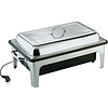 APS Electric Chafing Dish with Removable Full Cover 14 L GN 1/1 APS Electric Chafing Dish with Removable Full Cover 14 L GN 1/1