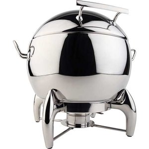 APS Podgrzewacz na paliwo do zup ze stojakiem okrągły z pełną pokrywą 10 L APS Podgrzewacz na paliwo do zup ze stojakiem okrągły z pełną pokrywą 10 L