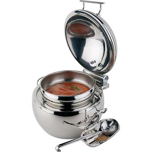 APS Round Chafing Soup Bowl with Full Cover 10 L APS Round Chafing Soup Bowl with Full Cover 10 L