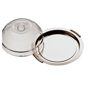 APS Stainless Steel Round Serving Tray with Cover Ø 220 mm
