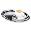 APS Chrome-plated Steel Oval Coffee tray 230 x 300 mm Silver APS Chrome-plated Steel Oval Coffee tray 230 x 300 mm Silver