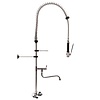 XXLselect Single Hole Deck Mounted Pre-Rinse Faucet with Spout and Knobs, Height 1200 mm