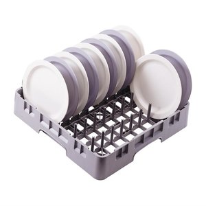 Cambro Gray Dishwasher Basket for Plates 13 compartments / 500 x 500 x 101 mm Cambro Gray Dishwasher Basket for Plates 13 compartments / 500 x 500 x 101 mm