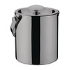 Olympia Stainless Steel Ice Bucket 1 L, Ø120 mm, (h)150 mm, Gunmetal with Double Walls and Lid
