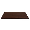 Bolero Blat do stołu prostokątny 800 x 1200 mm z płyty wiórowej ciemno brązowy