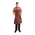 Chef Works Urban Dorset Antique Bib Apron Rust