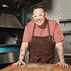 Chef Works Urban Urban Dorset postarzany fartuch | Rdzawy kolor