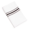 XXLselect Bistro Table Napkins Black Stripe (Pack of 10)