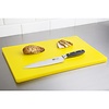 Hygiplas Extra Thick Low Density Polyethylene Cutting Board 600 x 450 mm Yellow