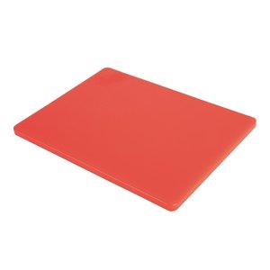 Hygiplas Low Density Polyethylene Cutting Board 600 x 450 mm Red Hygiplas Low Density Polyethylene Cutting Board 600 x 450 mm Red