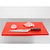 Hygiplas Anti-bacterial Low Density Polyethylene Cutting Board 450 x 300 mm Red