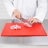 Hygiplas Anti-bacterial Low Density Polyethylene Cutting Board 450 x 300 mm Red