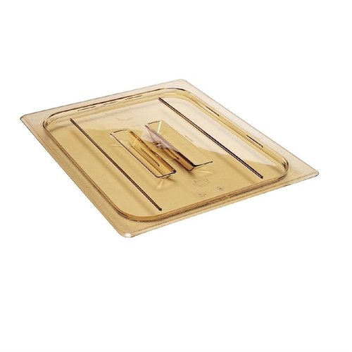 XXLselect Pokrywka GN 1/6 z plastiku, żółto-transparentna z uchwytem, odporny na wysokie temperatury XXLselect Pokrywka GN 1/6 z plastiku, żółto-transparentna z uchwytem, odporny na wysokie temperatury