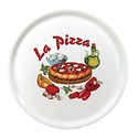 Saturnia Pizza Plate, Ø310 mm, with Chef Décor