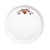 Saturnia Porcelanowy talerz do pizzy 310 mm | wzór kwiatu