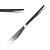 Comas Satin Dessert Knife 18/0 (Pack of 12)
