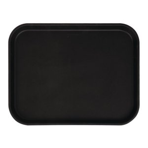 Cambro Glass Fibre Rectangular Non-Slip Serving Tray 457 x 355 mm Black Cambro Glass Fibre Rectangular Non-Slip Serving Tray 457 x 355 mm Black
