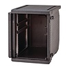 Cambro Pojemnik termoizolacyjny z regulowanymi prowadnicam 155 L, ładowany od frontu, czarny