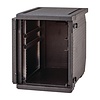 Cambro Pojemnik termoizolacyjny z regulowanymi prowadnicam 155 L, ładowany od frontu, czarny