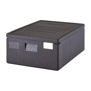 Cambro Pojemnik termoizolacyjny 53 L, ładowany od góry, czarny