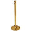 Bolero Barrier Post (h)950 mm, Gold, 11,1 kg with Ball Top