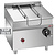 Diamond Tilting electric bratt pan, stainless steel tank 80liters, on cupboard