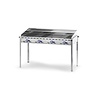 Hendi Grill gazowy Green Fire Profi Line 4-palnikowy - 2 patelnie żeliwne i 2 ruszty GN1/1