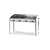 Hendi Grill gazowy Green Fire Profi Line 4-palnikowy - 2 patelnie żeliwne i 2 ruszty GN1/1