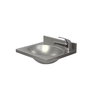 XXLselect Wash Basin, 400 x 350 mm Central Drain with Upright battery