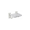 XXLselect White raised shower seat