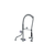 XXLselect Single Hole Deck Mounted Pre-Rinse Faucet with "S" Type Spout and Knobs