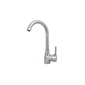 XXLselect Bateria zlewozmywakowa stojąca jednootworowa, jednouchwytowa z mieszaczem ceramicznym Ø 40 mm i obrotową wylewką 160 mm, wysokość 230 mm XXLselect Bateria zlewozmywakowa stojąca jednootworowa, jednouchwytowa z mieszaczem ceramicznym Ø 40 mm i obrotową wylewką 160 mm, wysokość 230 mm