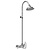 XXLselect Exposed shower mixer with pipe and shower head.