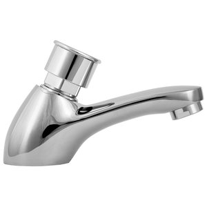 XXLselect Bateria umywalkowa czasowa stojąca jednouchwytowa, przepływ wody 7 L / min., przyłącze 1/2'' XXLselect Bateria umywalkowa czasowa stojąca jednouchwytowa, przepływ wody 7 L / min., przyłącze 1/2''