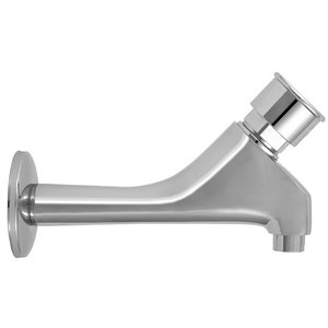 XXLselect Wall Mounted Single Hole Faucet with Adjustable Flow Time 5-15 Seconds, Water Connection Thread 1/2''