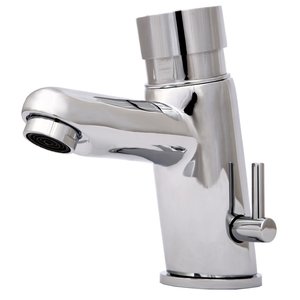 XXLselect Self-Closing Deck-Mounted Basin Faucet with Push-Button, Water Connection Thread 3/8''