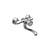 XXLselect Self-Closing Wall-Mounted Basin Faucet with Push Button and 160 or 200 mm Swivel Spout