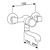 XXLselect Self-Closing Wall-Mounted Basin Faucet with Push Button and 160 or 200 mm Swivel Spout