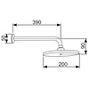 XXLselect Overhead shower with rainshower with joint XXLselect Overhead shower with rainshower with joint