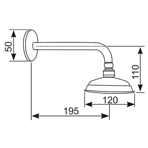 XXLselect Głowica natryskowa z sitkiem na przegubie