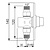 XXLselect Urinal timing valve, concealed
